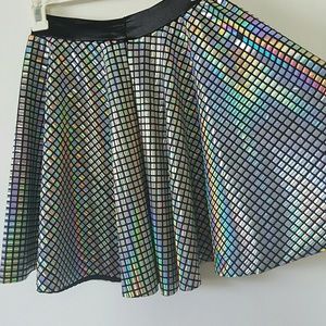 Disco cube skater skirt